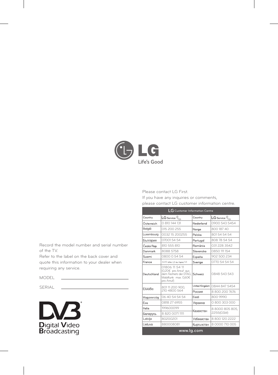 LG 55UB850V User Manual | Page 607 / 607