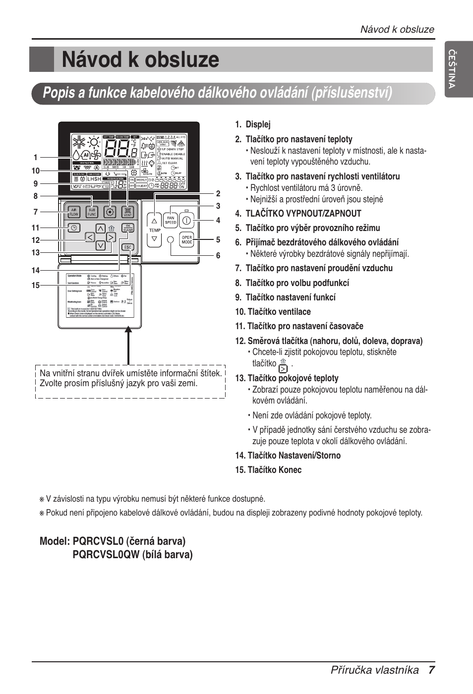 Návod k obsluze | LG ARNU18GVJA2 User Manual | Page 127 / 205