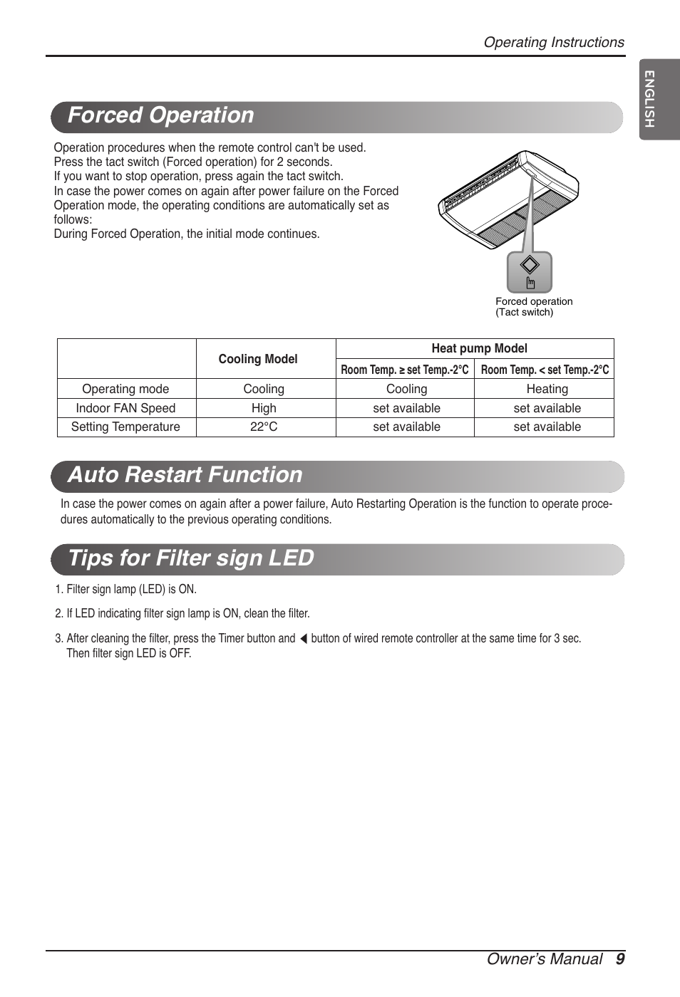 LG ARNU18GVJA2 User Manual | Page 9 / 205