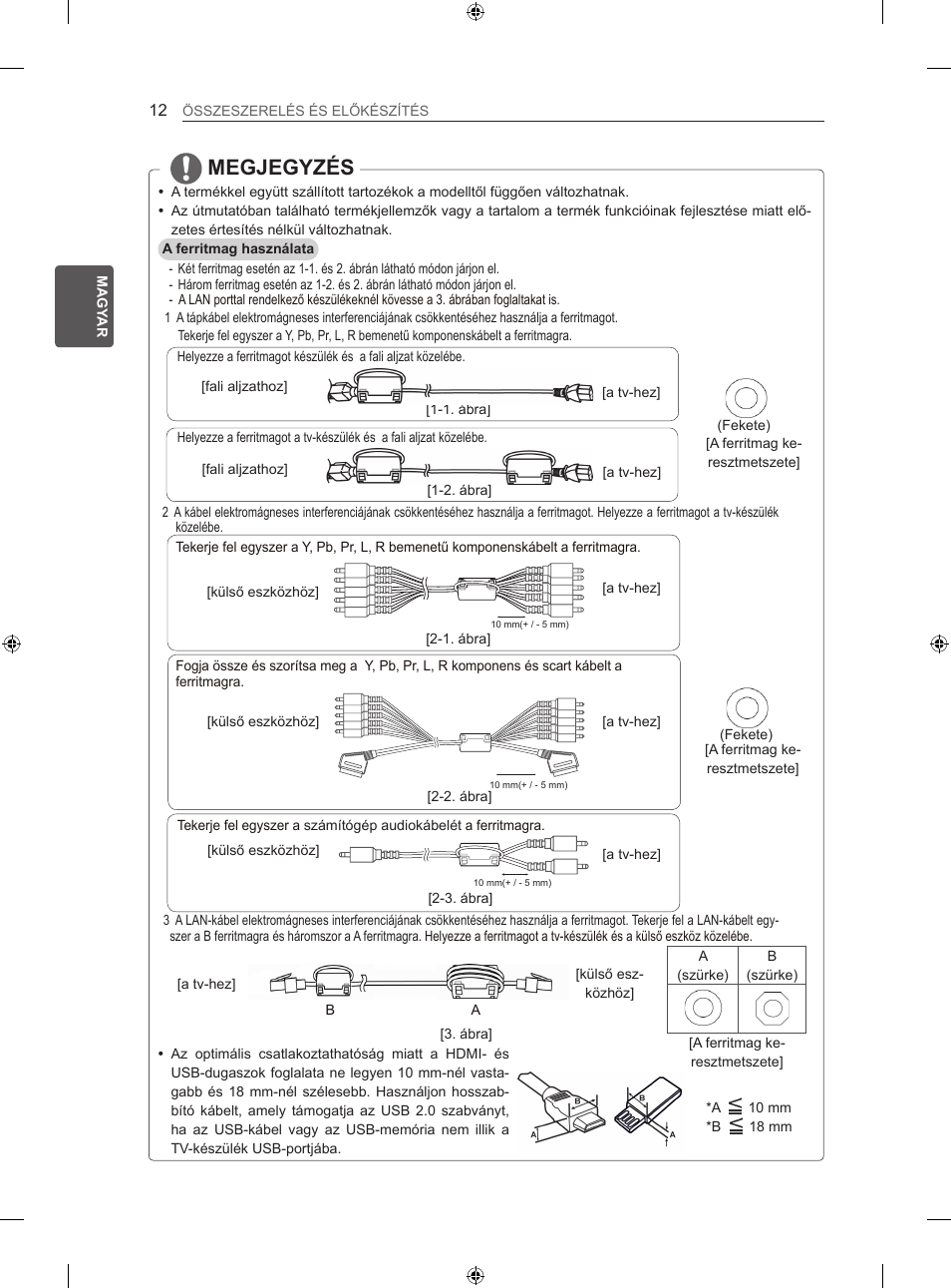 Megjegyzés | LG 50PN450B User Manual | Page 77 / 371