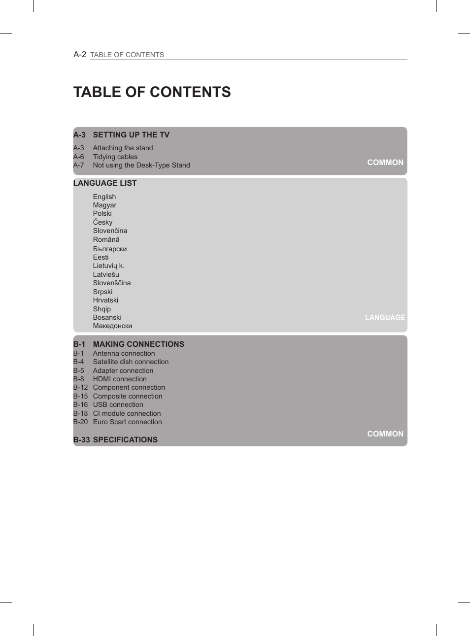 LG 32LS3590 User Manual | Page 5 / 399