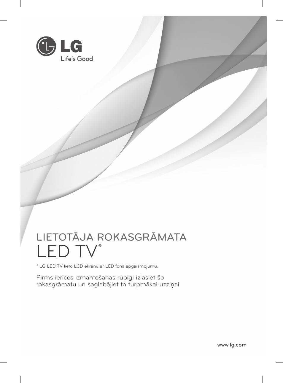 Mfl67728102_latvian_130813, Led tv, Lietotāja rokasgrāmata | LG 65LA965V User Manual | Page 340 / 559