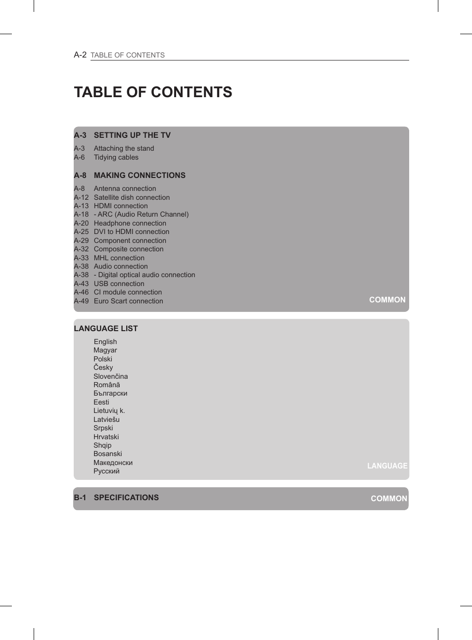 LG 65LA965V User Manual | Page 5 / 559