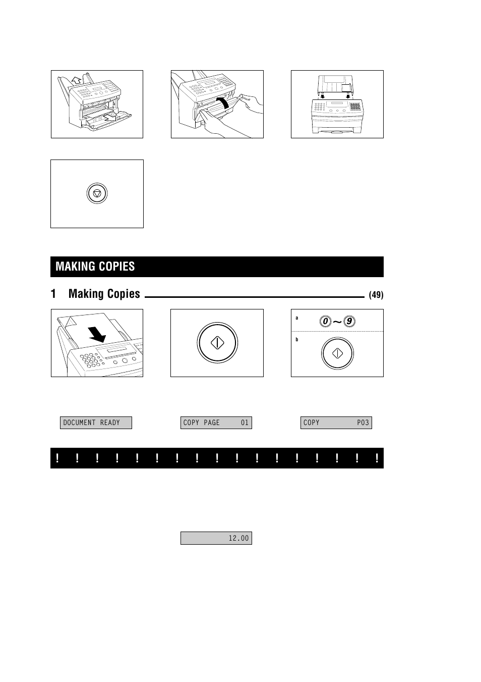 Making copies 1 making copies | Canon MultiPASS 10 User Manual | Page 15 / 16