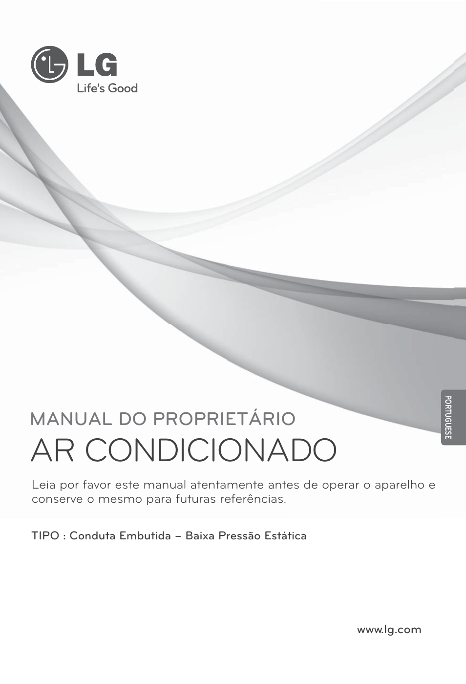 Ar condicionado, Manual do proprietário | LG ARNU07GB3G2 User Manual | Page 61 / 193