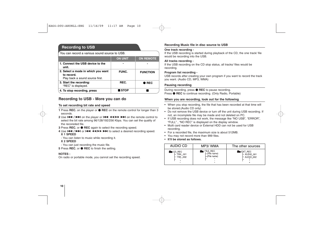 LG XA64 User Manual | Page 10 / 104