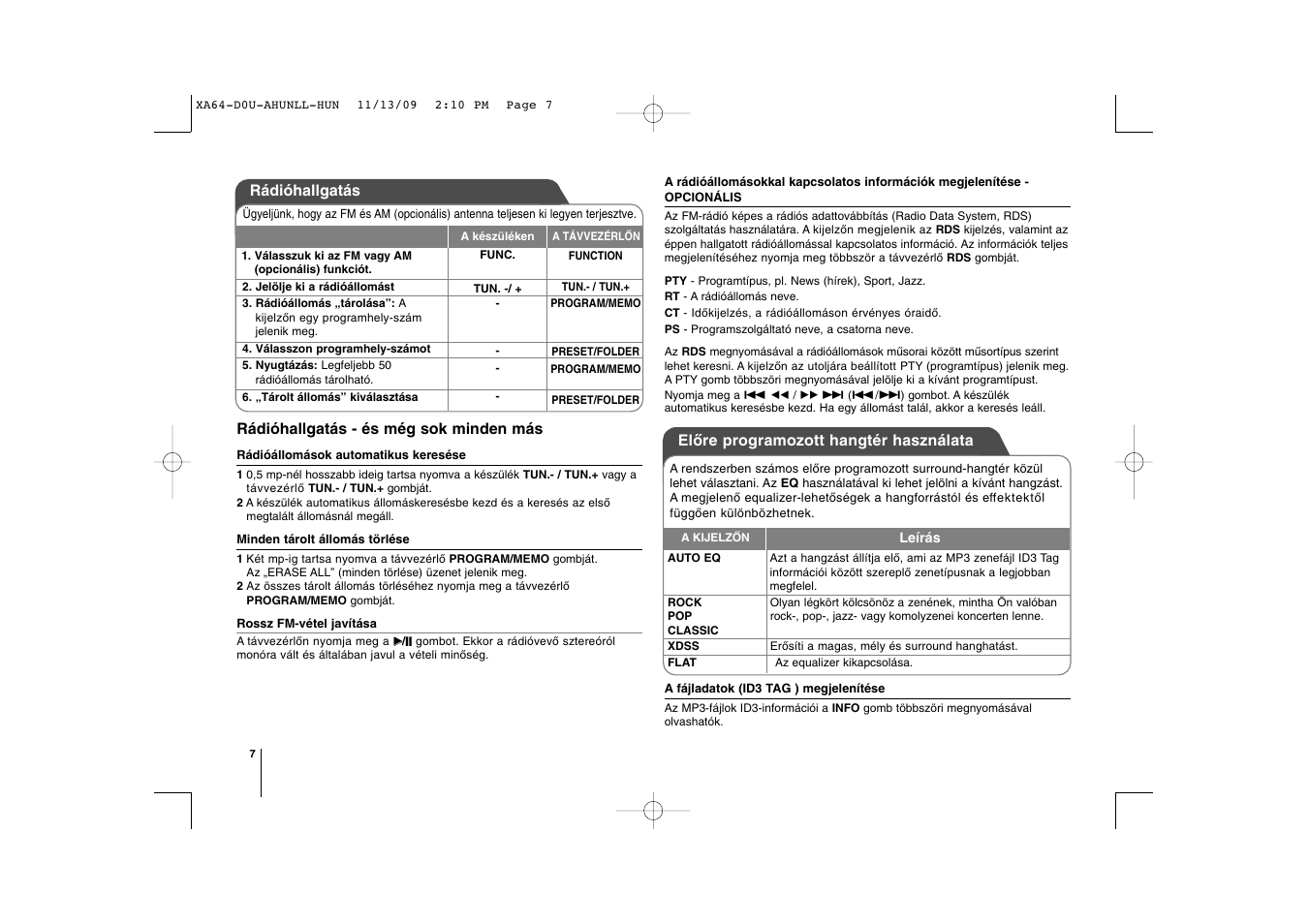 LG XA64 User Manual | Page 18 / 104