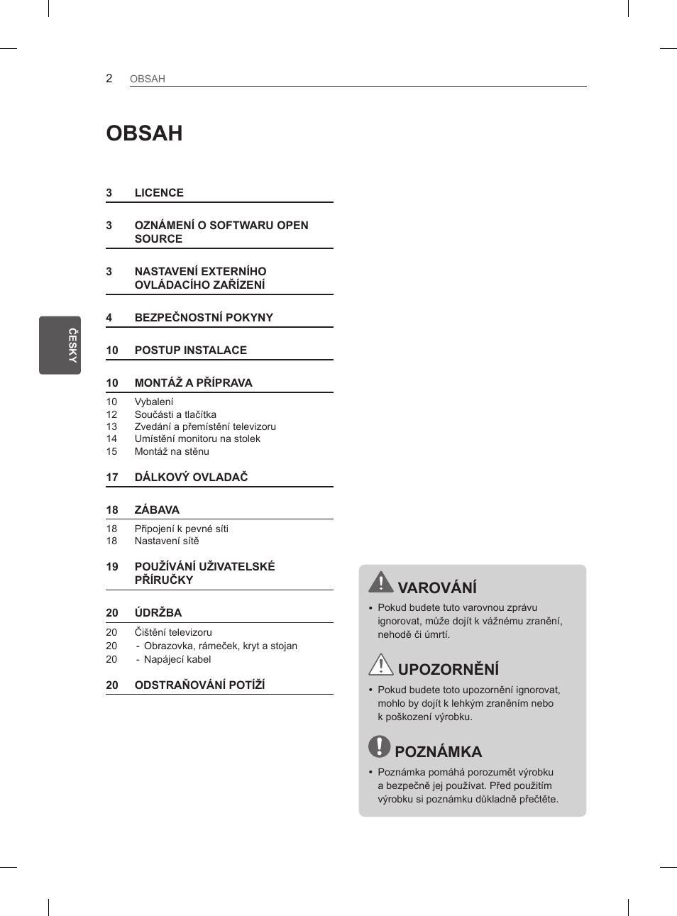 LG 26LN450B User Manual | Page 69 / 375