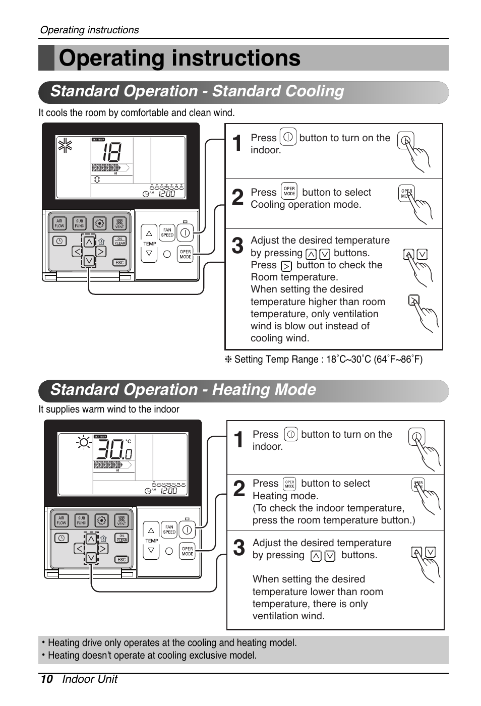 Operating instructions | LG UB60 User Manual | Page 10 / 457