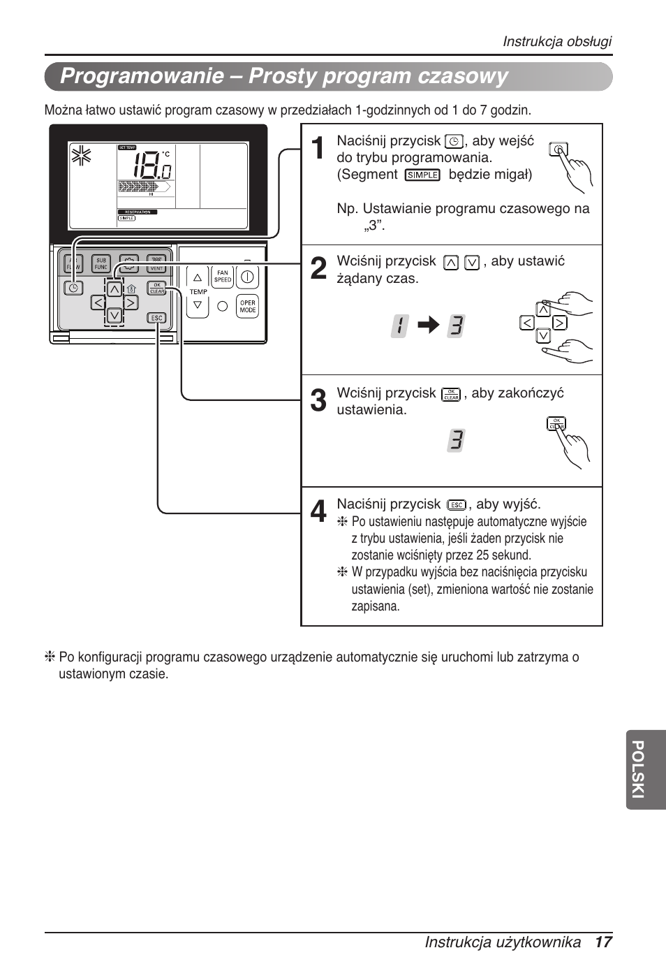 Programowanie – prosty program czasowy | LG UB60 User Manual | Page 209 / 457