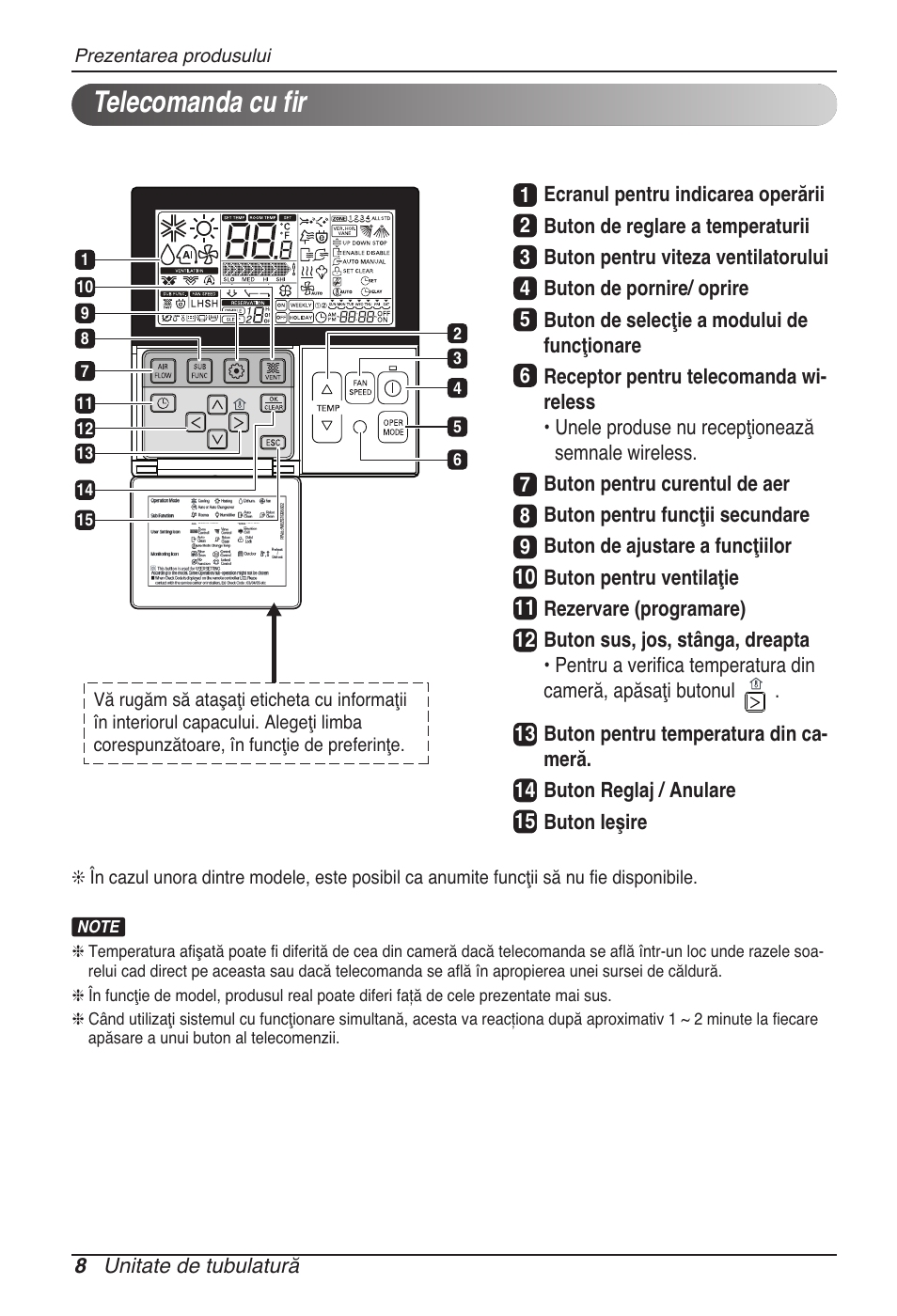 Telecomanda cu fir | LG UB60 User Manual | Page 224 / 457