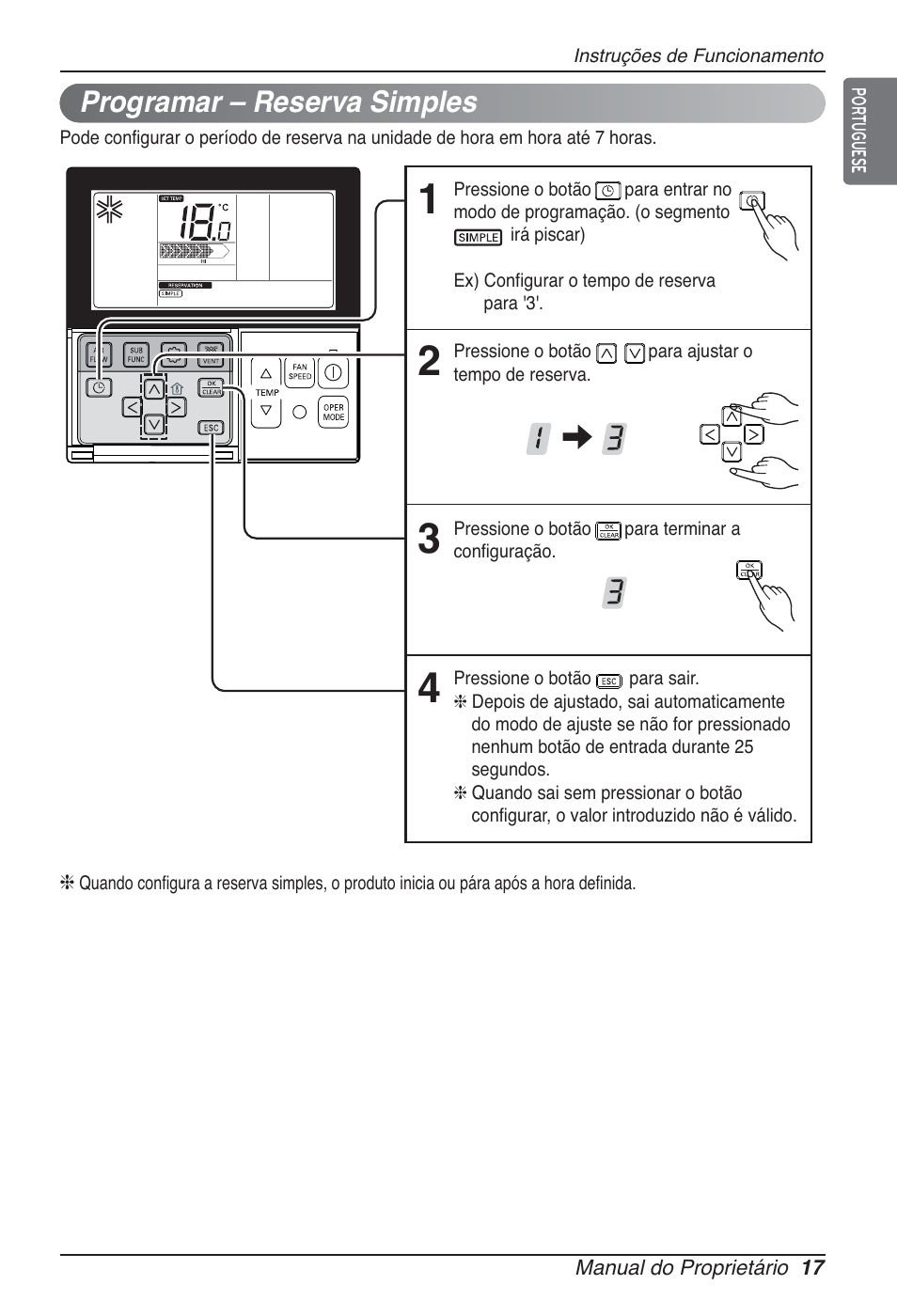 Programar – reserva simples | LG UB60 User Manual | Page 257 / 457