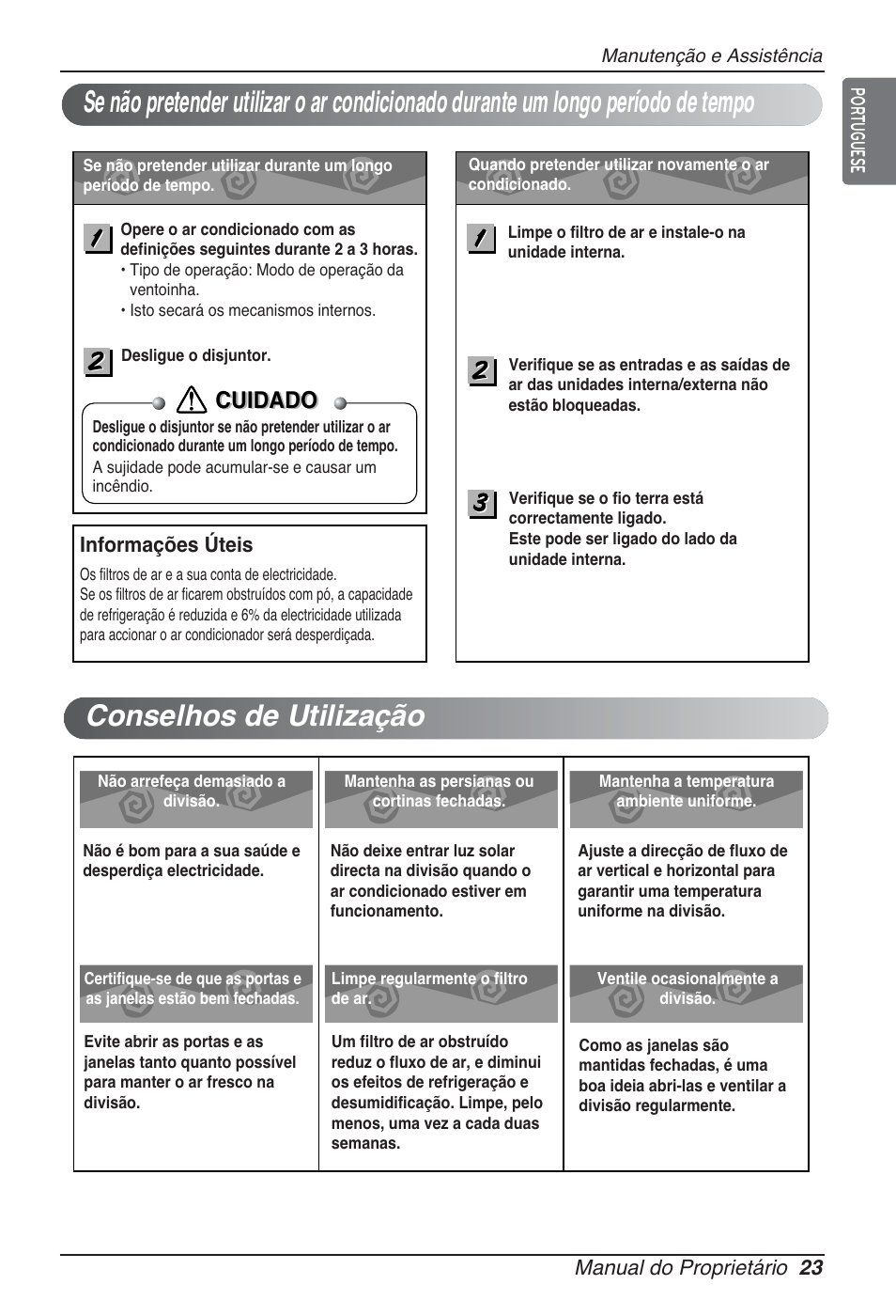 Cuidado | LG UB60 User Manual | Page 263 / 457