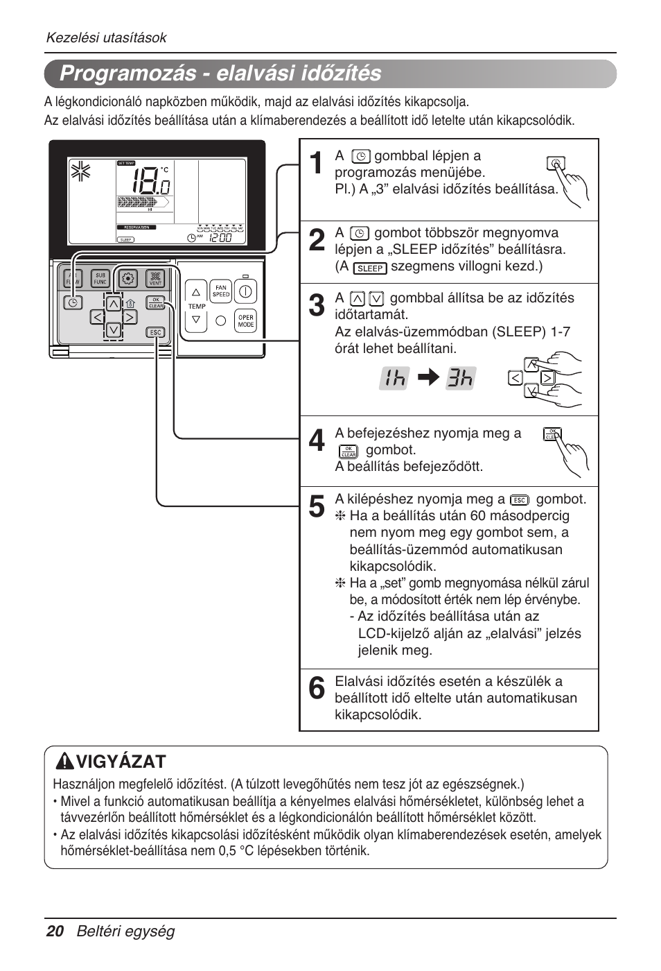 Programozás - elalvási időzítés | LG UB60 User Manual | Page 284 / 457