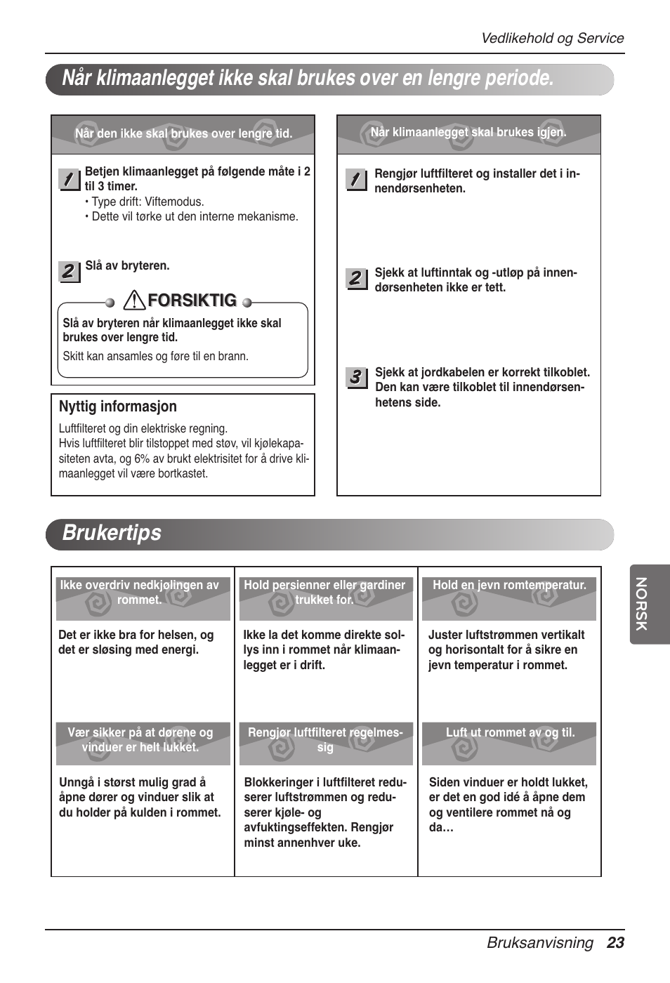 Forsiktig | LG UB60 User Manual | Page 407 / 457