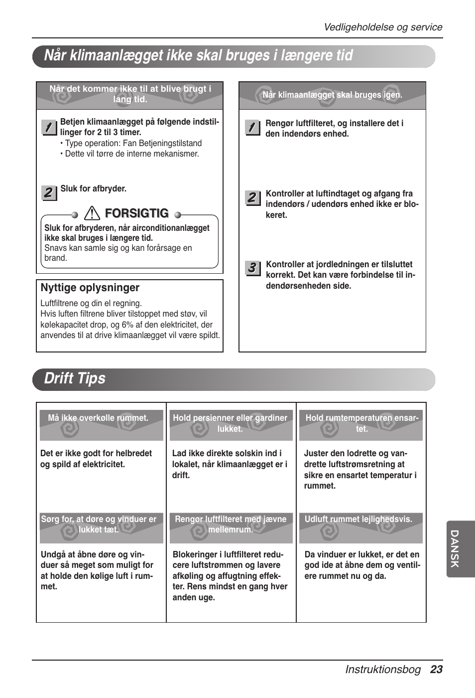 Forsigtig | LG UB60 User Manual | Page 455 / 457