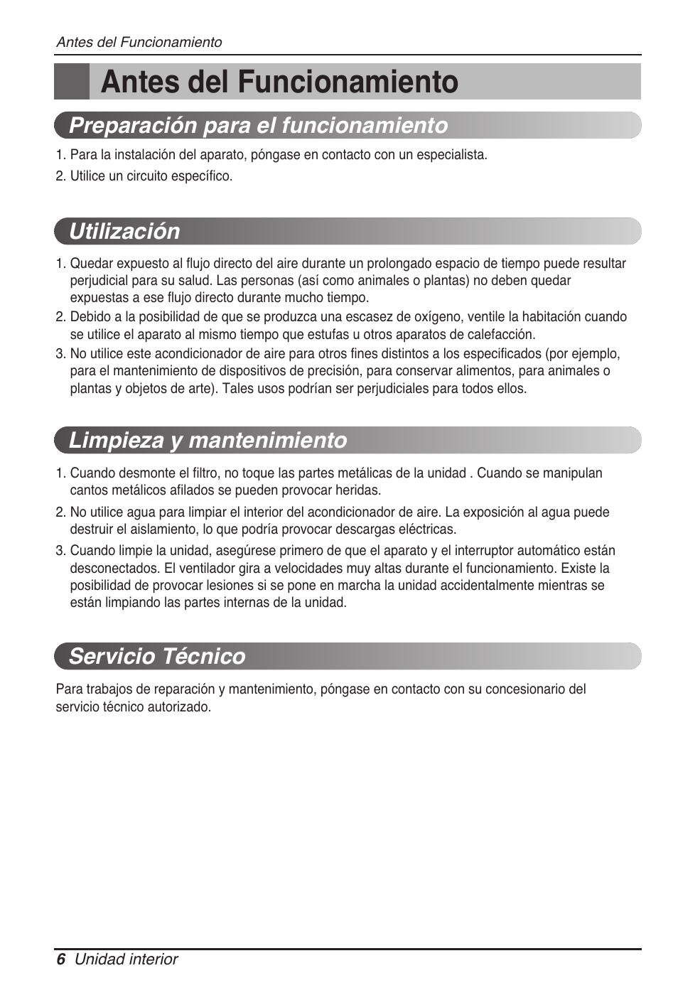 Antes del funcionamiento | LG UB60 User Manual | Page 54 / 457