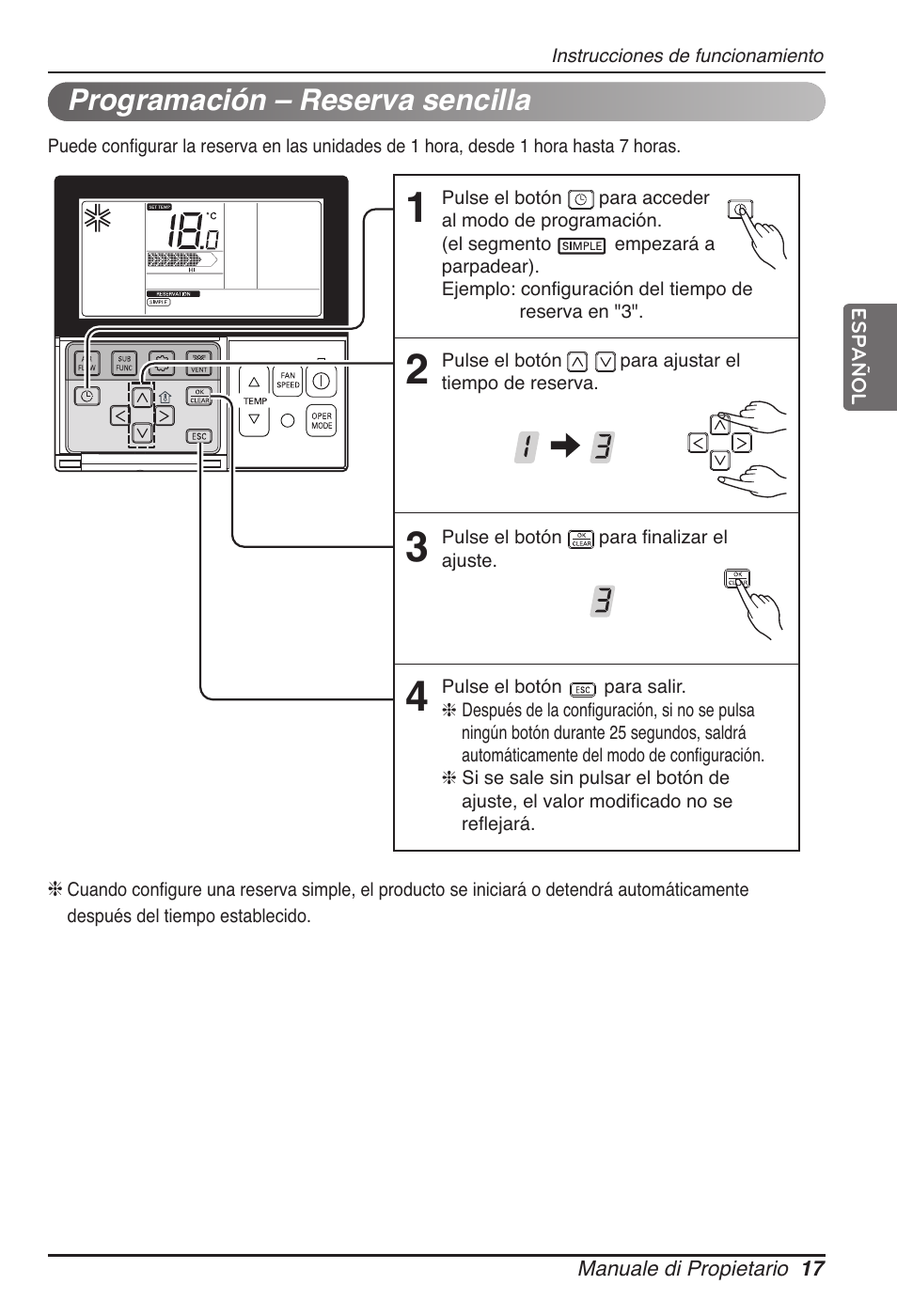 Programación – reserva sencilla | LG UB60 User Manual | Page 65 / 457