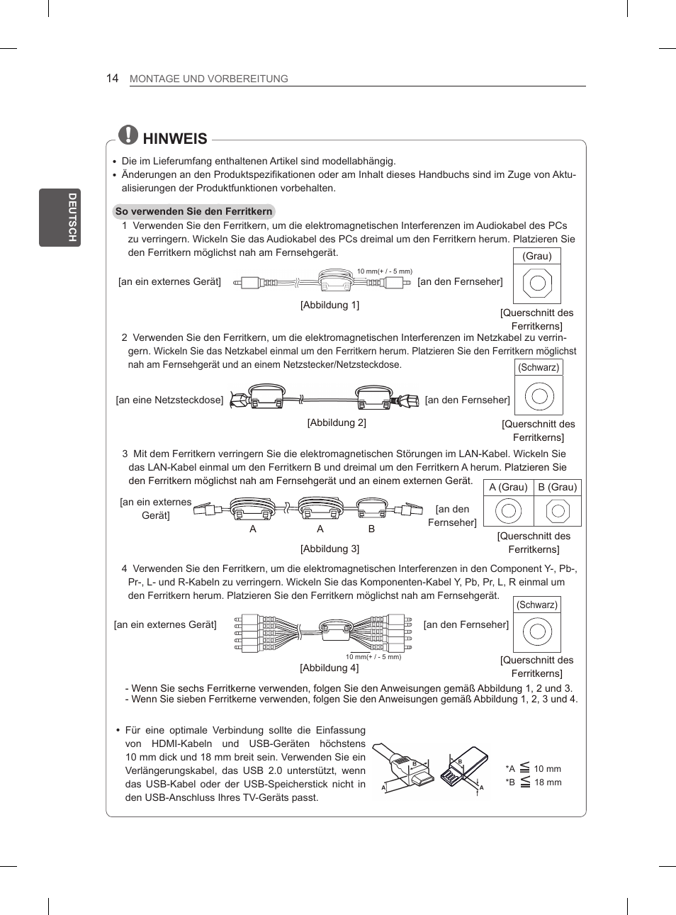 Hinweis | LG 50PM4700 User Manual | Page 47 / 243