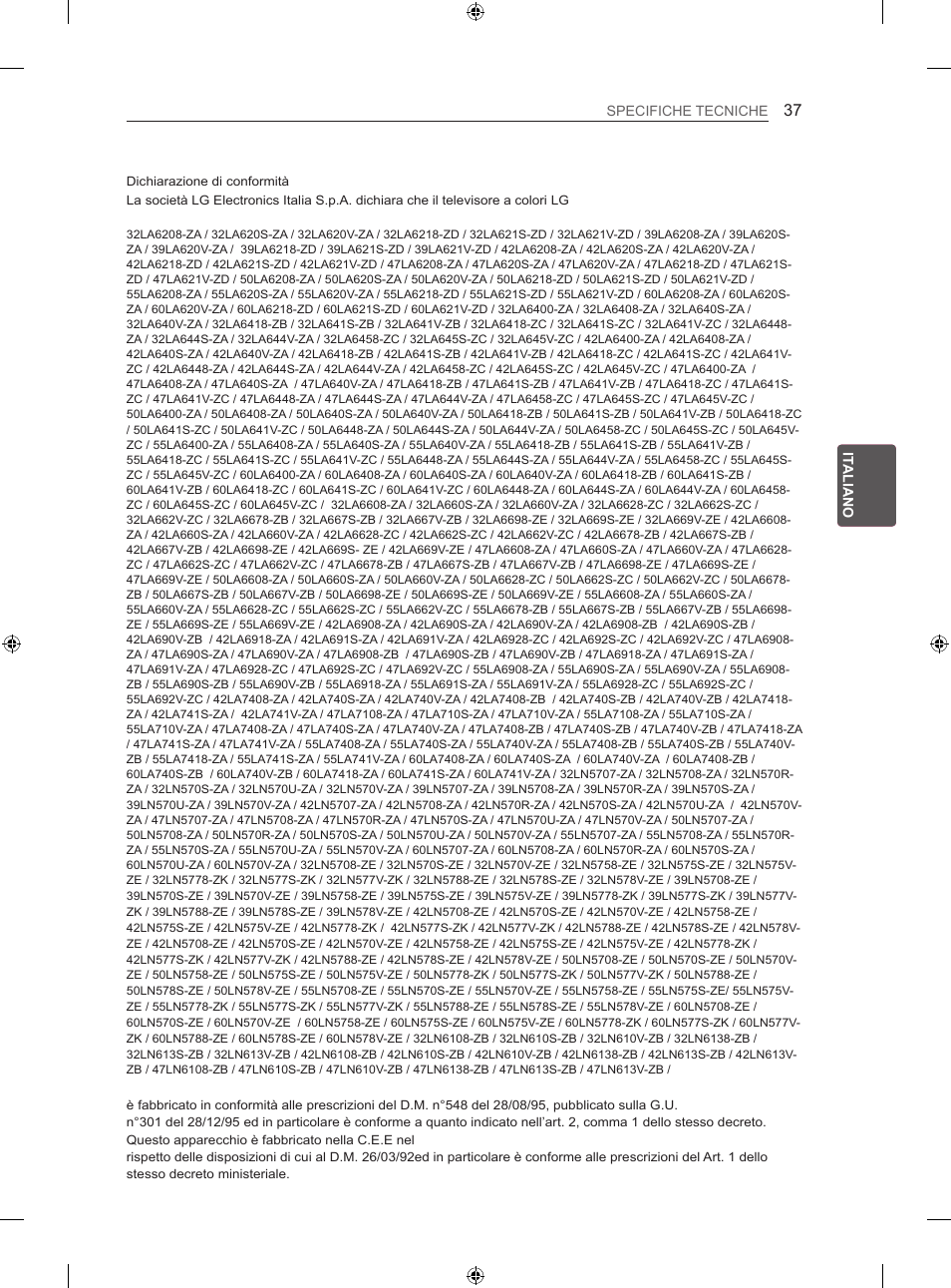 LG 50LN575S User Manual | Page 133 / 328