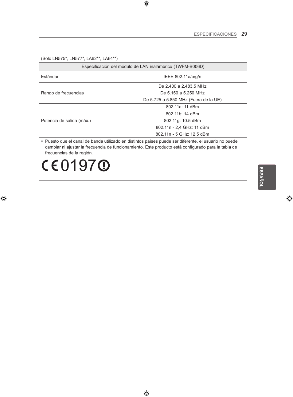 LG 50LN575S User Manual | Page 163 / 328