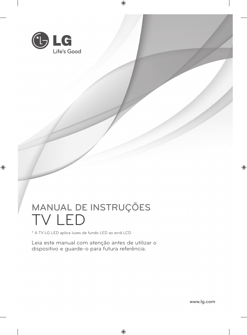 Eu_06_mfl67658602_01_portuguese, Tv led, Manual de instruções | LG 50LN575S User Manual | Page 165 / 328