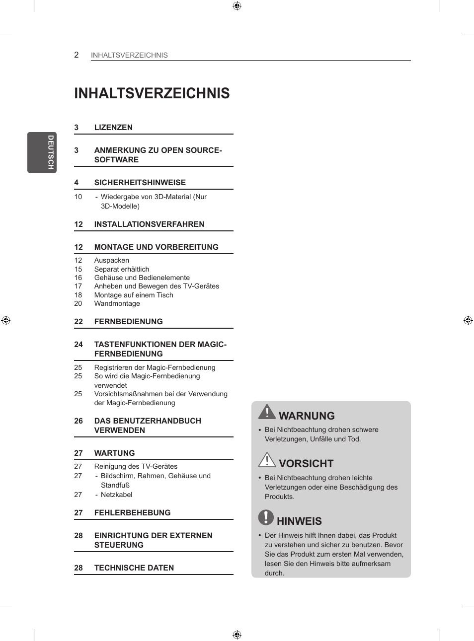 LG 50LN575S User Manual | Page 38 / 328