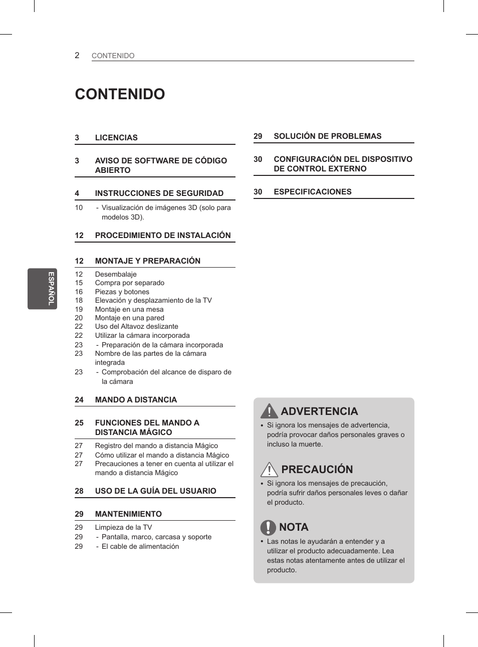 LG 55LA965V User Manual | Page 171 / 327
