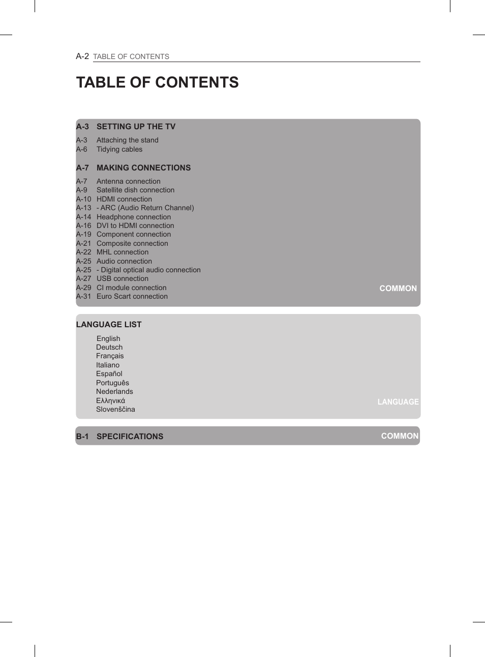 LG 55LA965V User Manual | Page 5 / 327