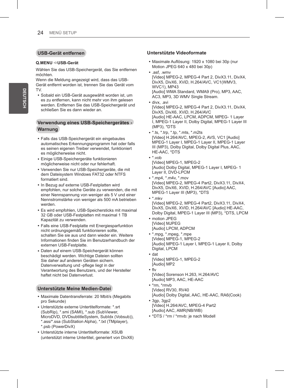 LG 32LB561B User Manual | Page 71 / 291