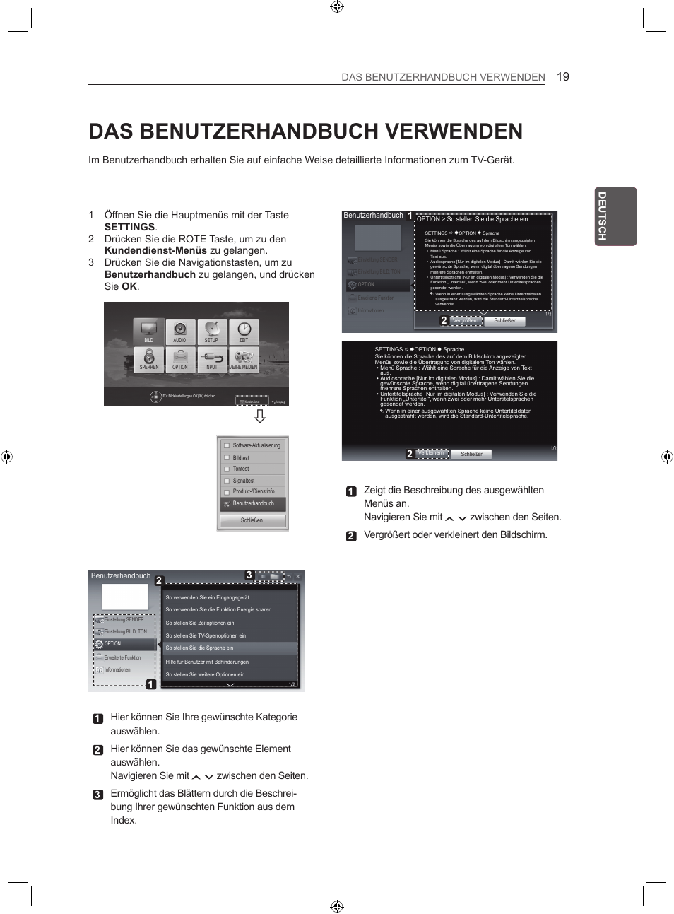 Das benutzerhandbuch verwenden | LG 22LS3500-ZA User Manual | Page 49 / 198