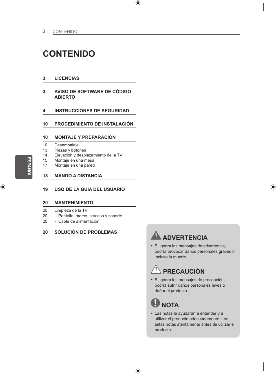 LG 22LS3500-ZA User Manual | Page 98 / 198