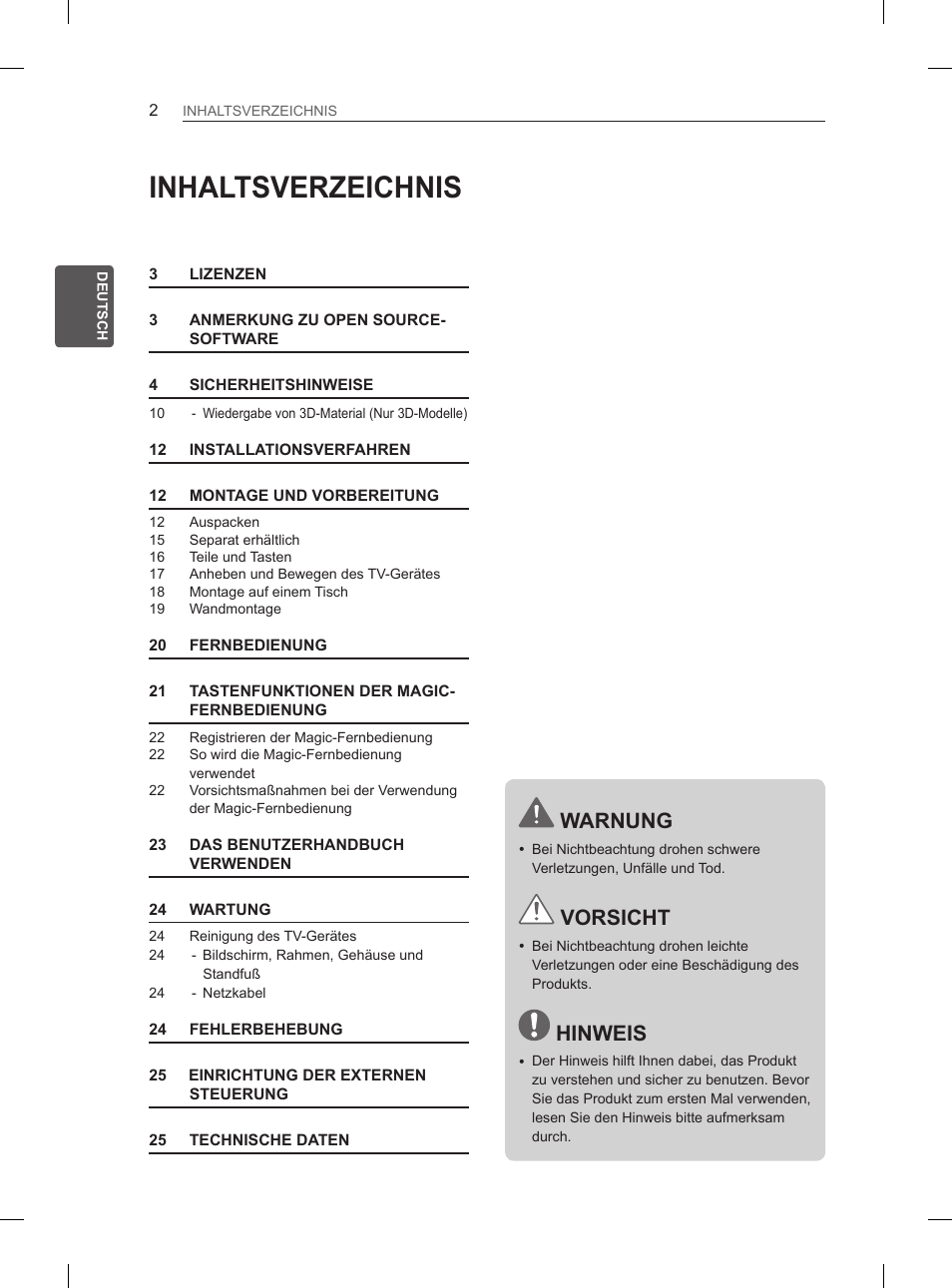 LG 60PM670S User Manual | Page 34 / 102