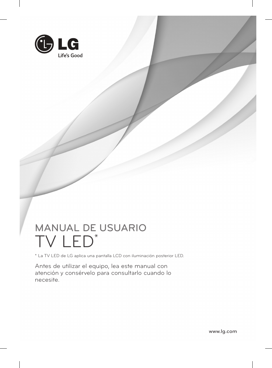 Mfl67728105_spa_131004, Tv led, Manual de usuario | LG 55LA970V User Manual | Page 172 / 331