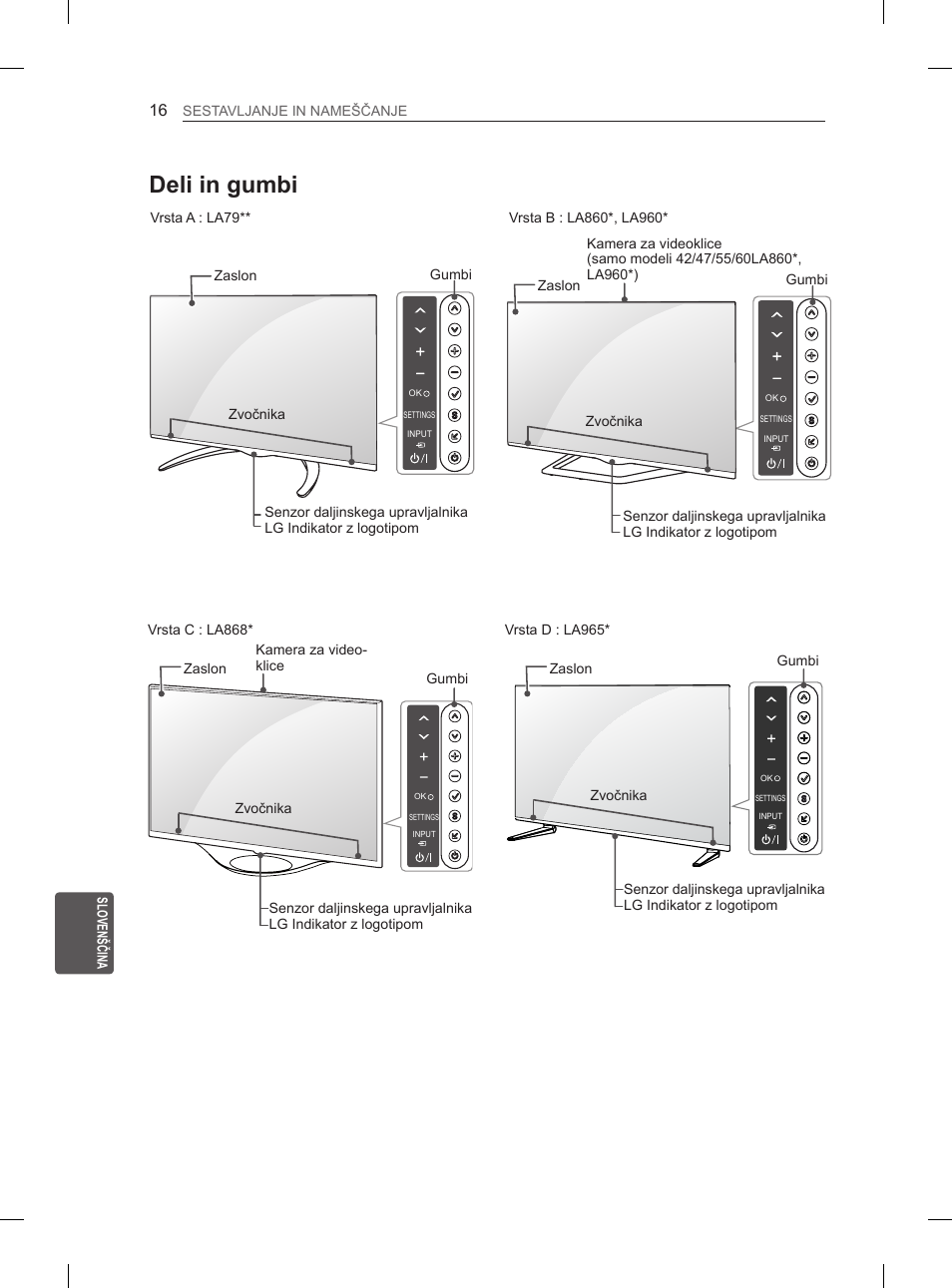 Deli in gumbi | LG 55LA970V User Manual | Page 307 / 331