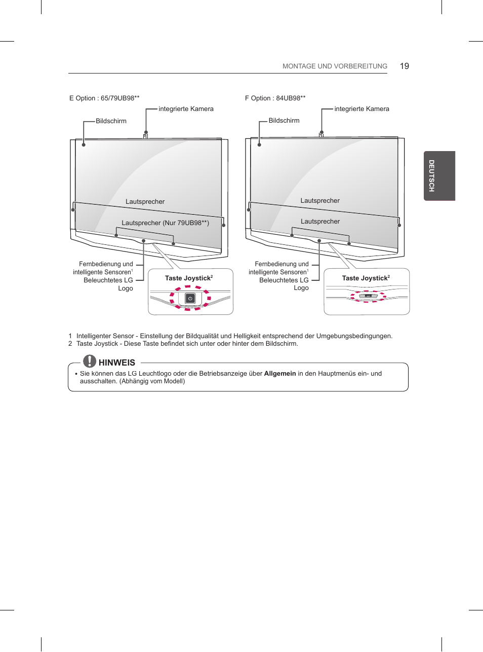 Hinweis | LG 55UB950V User Manual | Page 94 / 355