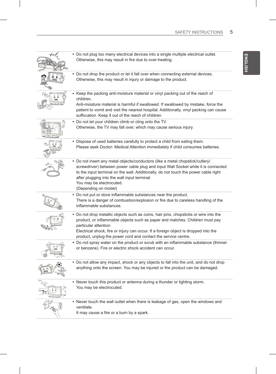 LG 50PH670S User Manual | Page 12 / 275