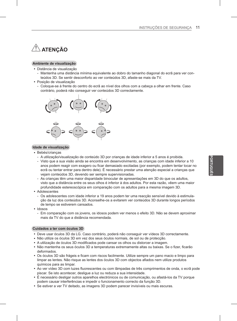 Atenção | LG 50PH670S User Manual | Page 148 / 275