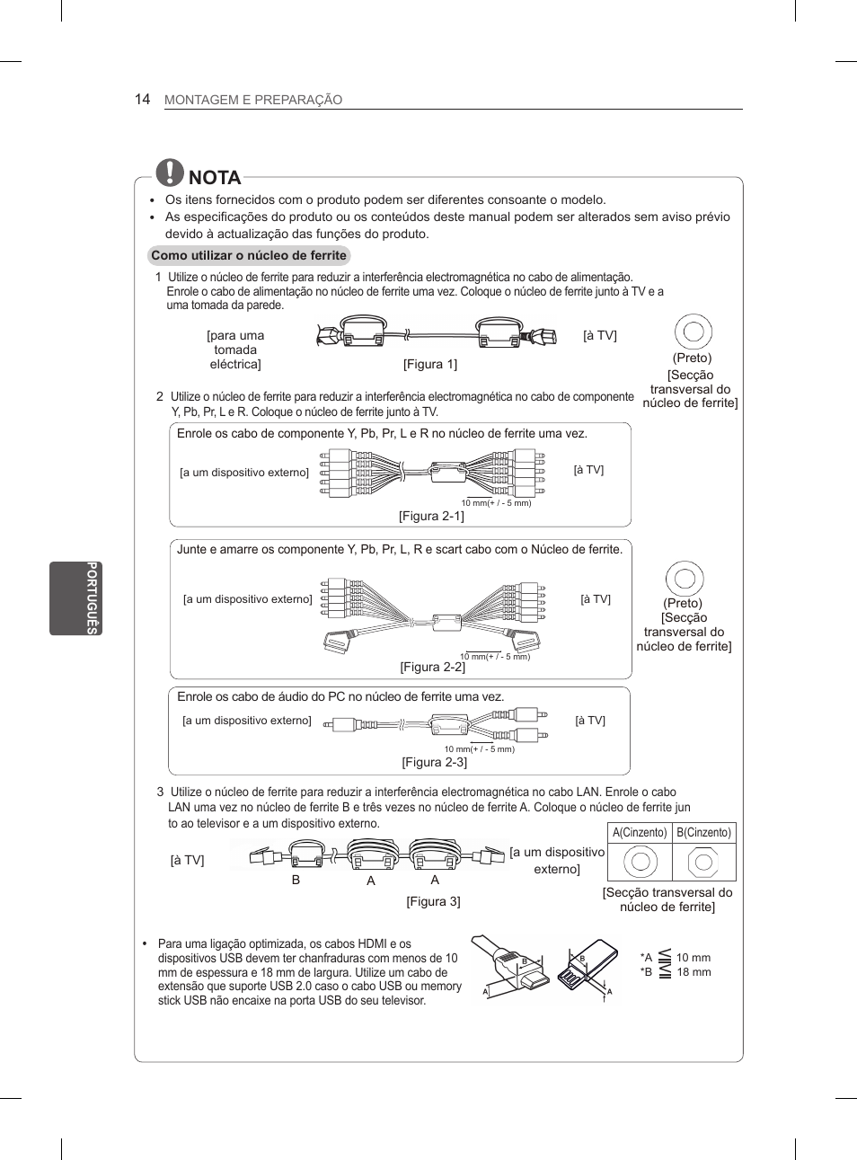 Nota | LG 50PH670S User Manual | Page 151 / 275