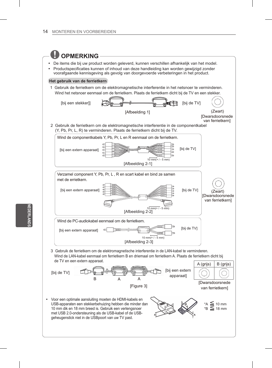 Opmerking | LG 50PH670S User Manual | Page 177 / 275