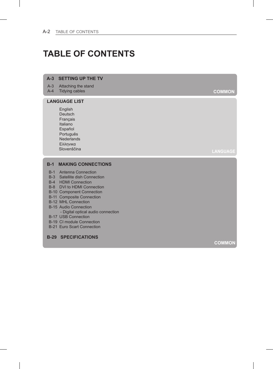 LG 50PH670S User Manual | Page 5 / 275