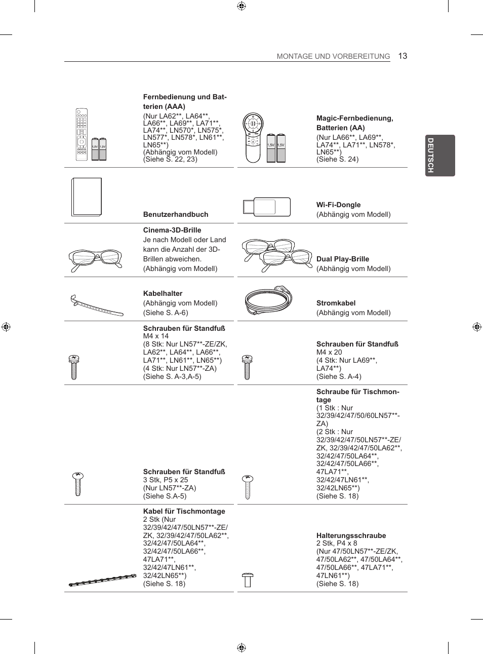 LG 42LN570S User Manual | Page 84 / 335