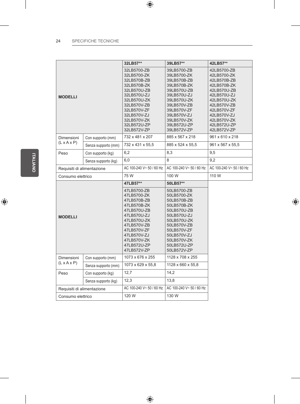 LG 47LB5700 User Manual | Page 114 / 236