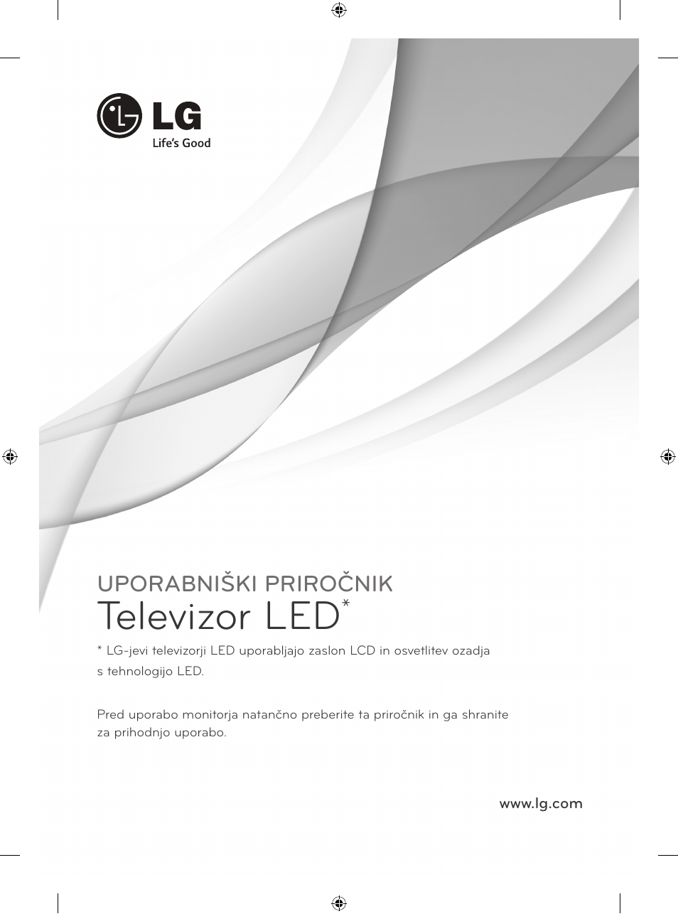 Eu_09_mfl68027042_slovenian, Televizor led | LG 47LB5700 User Manual | Page 209 / 236