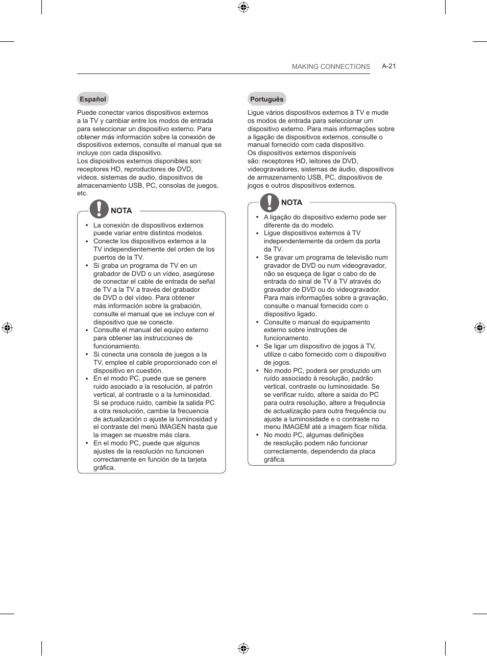 LG 47LB5700 User Manual | Page 21 / 236