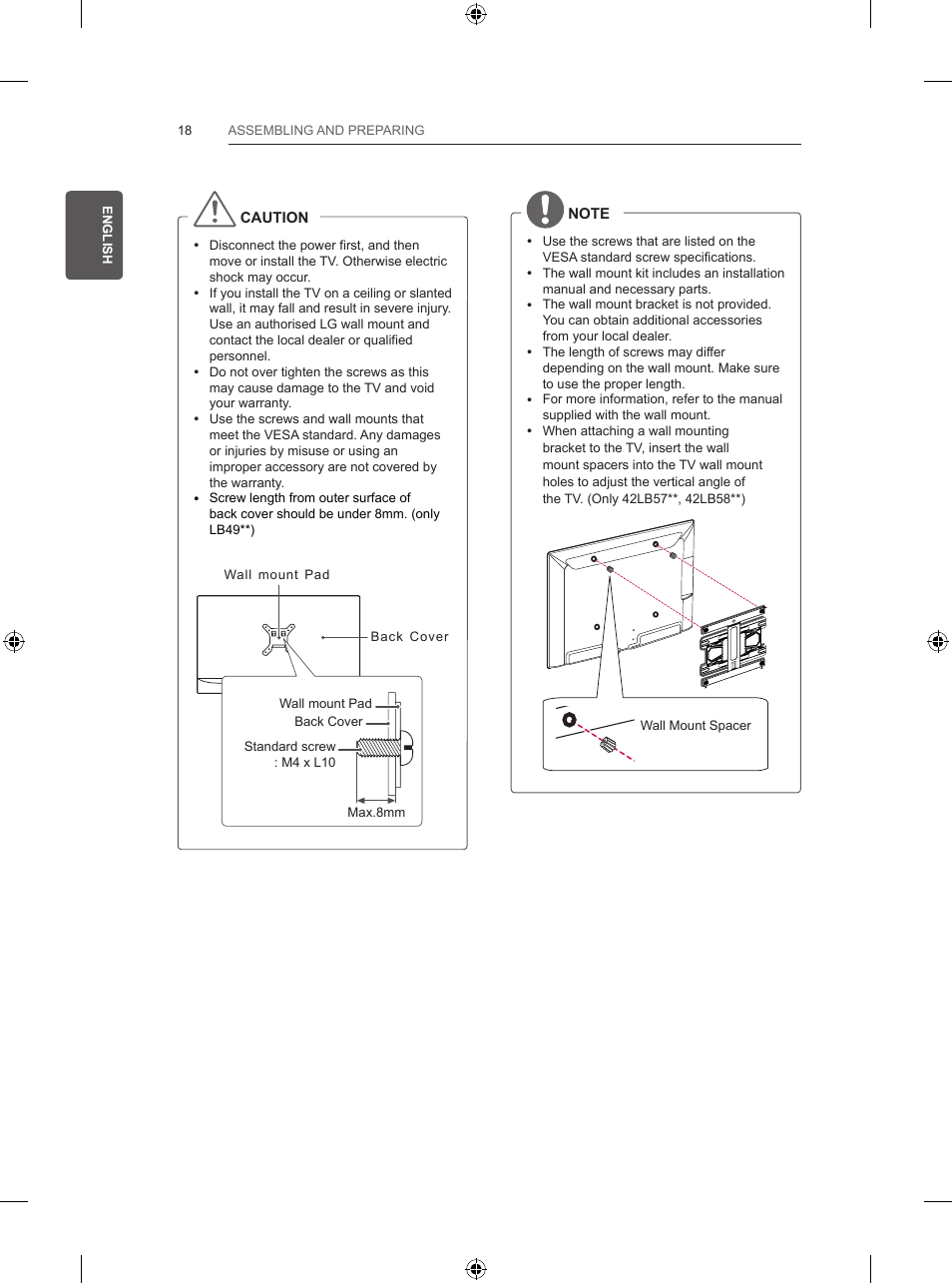 LG 47LB5700 User Manual | Page 42 / 236