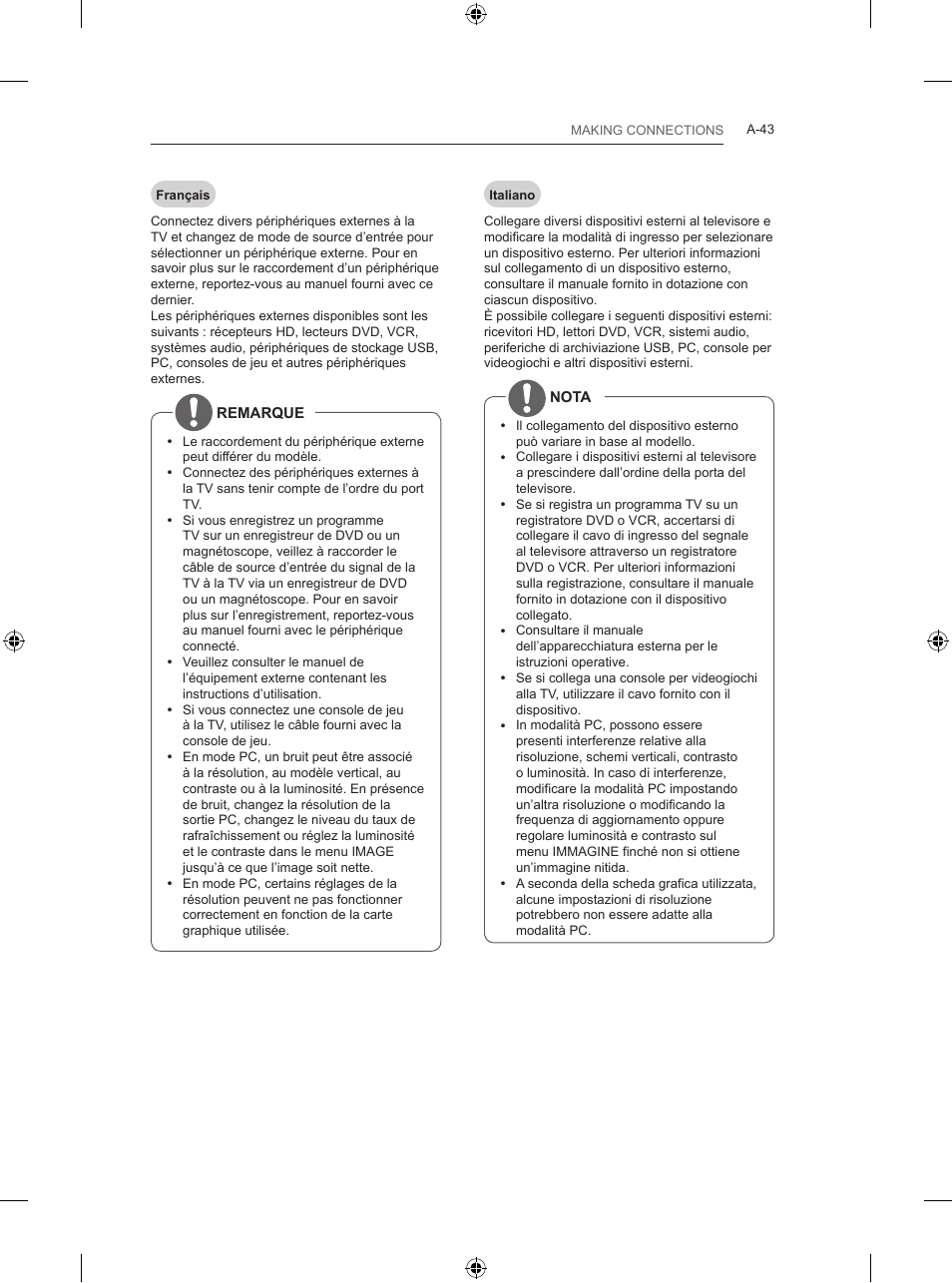 LG 42LB670V User Manual | Page 43 / 356