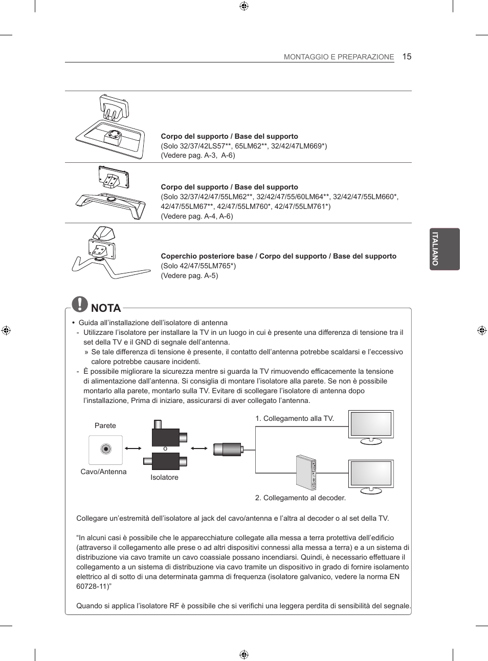 Nota | LG 55LM670S User Manual | Page 107 / 309