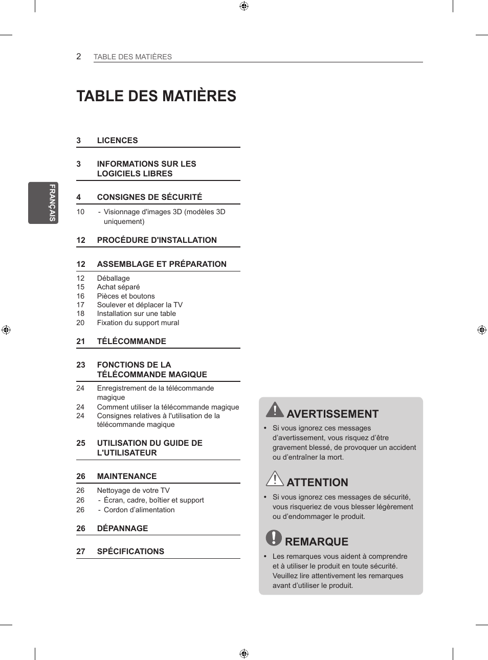 LG 55LM670S User Manual | Page 66 / 309