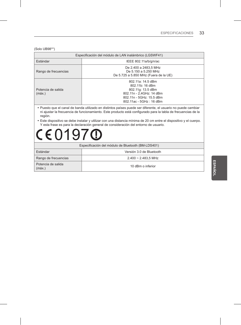 LG 65UB950V User Manual | Page 216 / 359